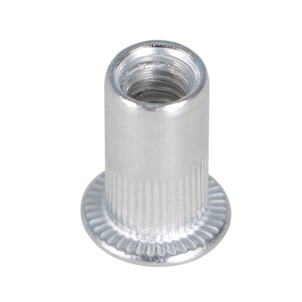 100 Pcs Aluminum Rivet Nut Insert Nutsert for Various Applications
