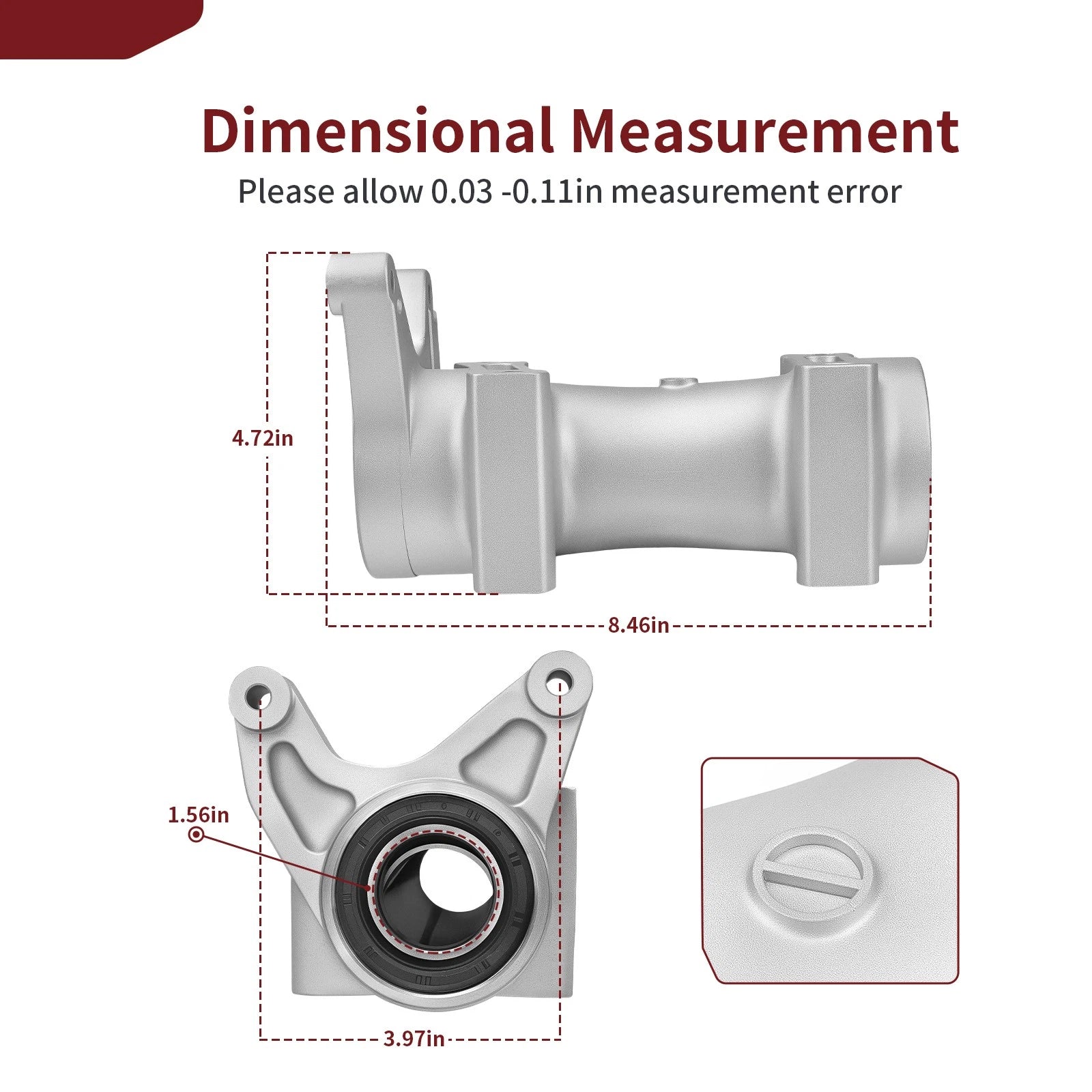 Rear Axle Bearing Housing Carrier for Suzuki QuadSport LTZ400 (2003–2008)