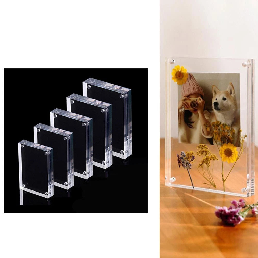 Premium Clear Acrylic Picture Display for Home Decor (No Part Numbers)