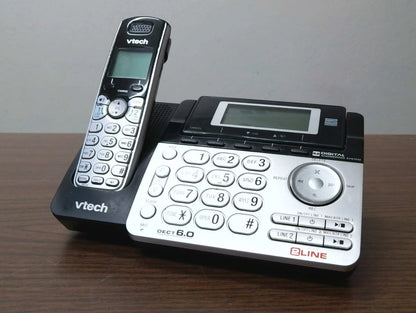 VTech DS6151 Cordless 2-Line Phone System for DECT 6.0 (USED)