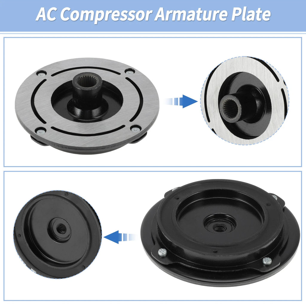 A/C Compressor Clutch Hub Plate for Ford Fusion (2013–2016) 7SBH17C