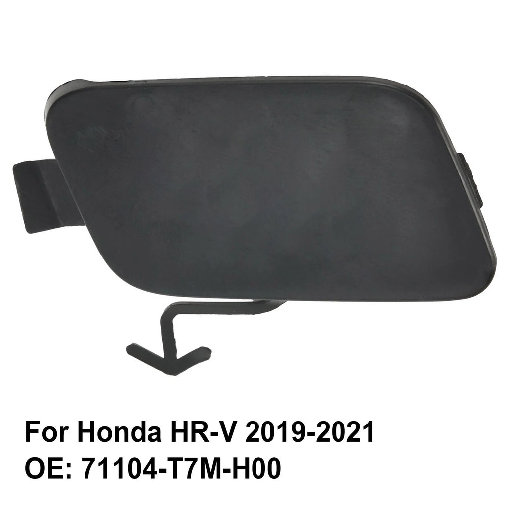 Front Tow Hook Cover for HR-V (2019–2021) - 1 Piece, Black