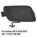 Front Tow Hook Cover for HR-V (2019–2021) - 1 Piece, Black