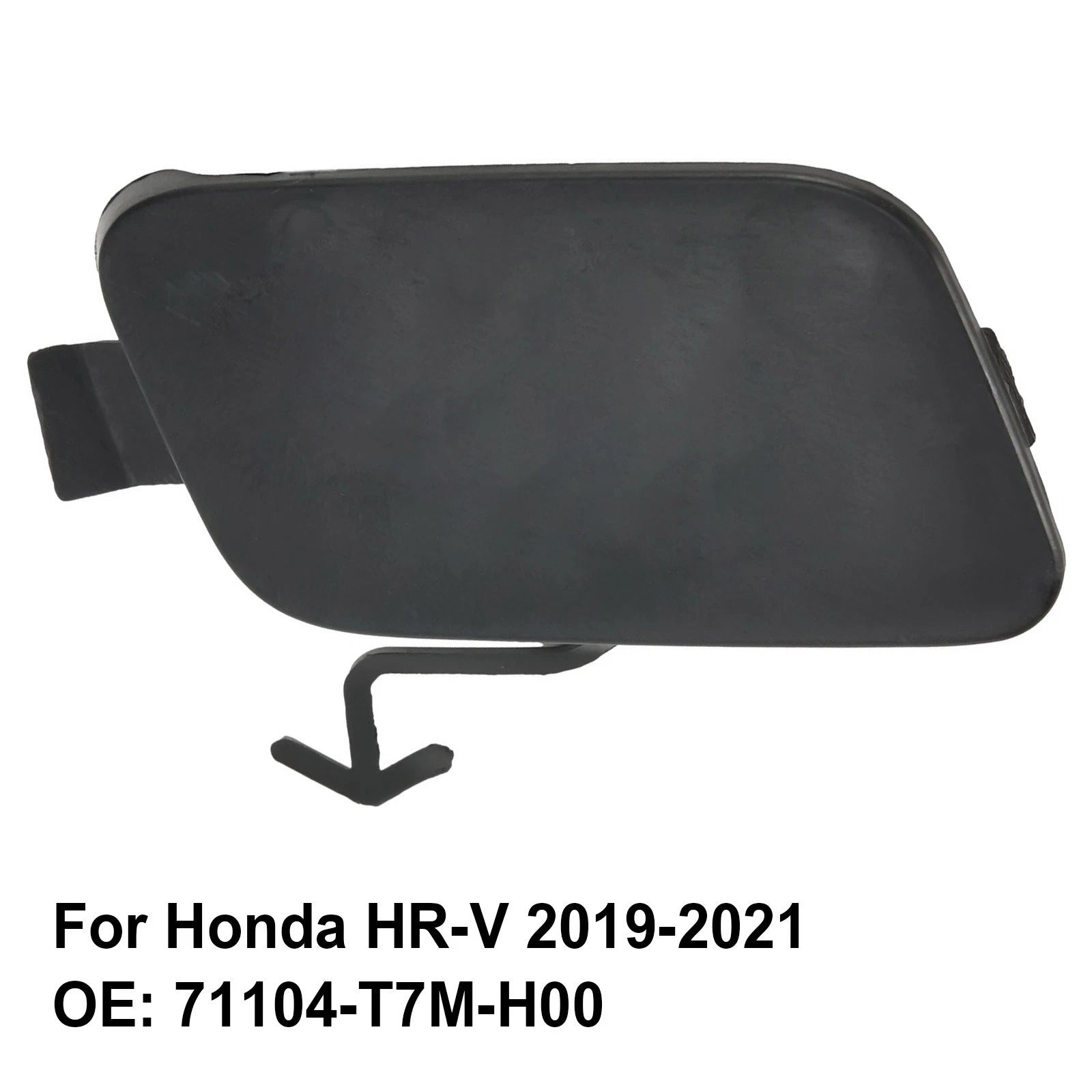 Front Tow Hook Cover for HR-V (2019–2021) - 1 Piece, Black