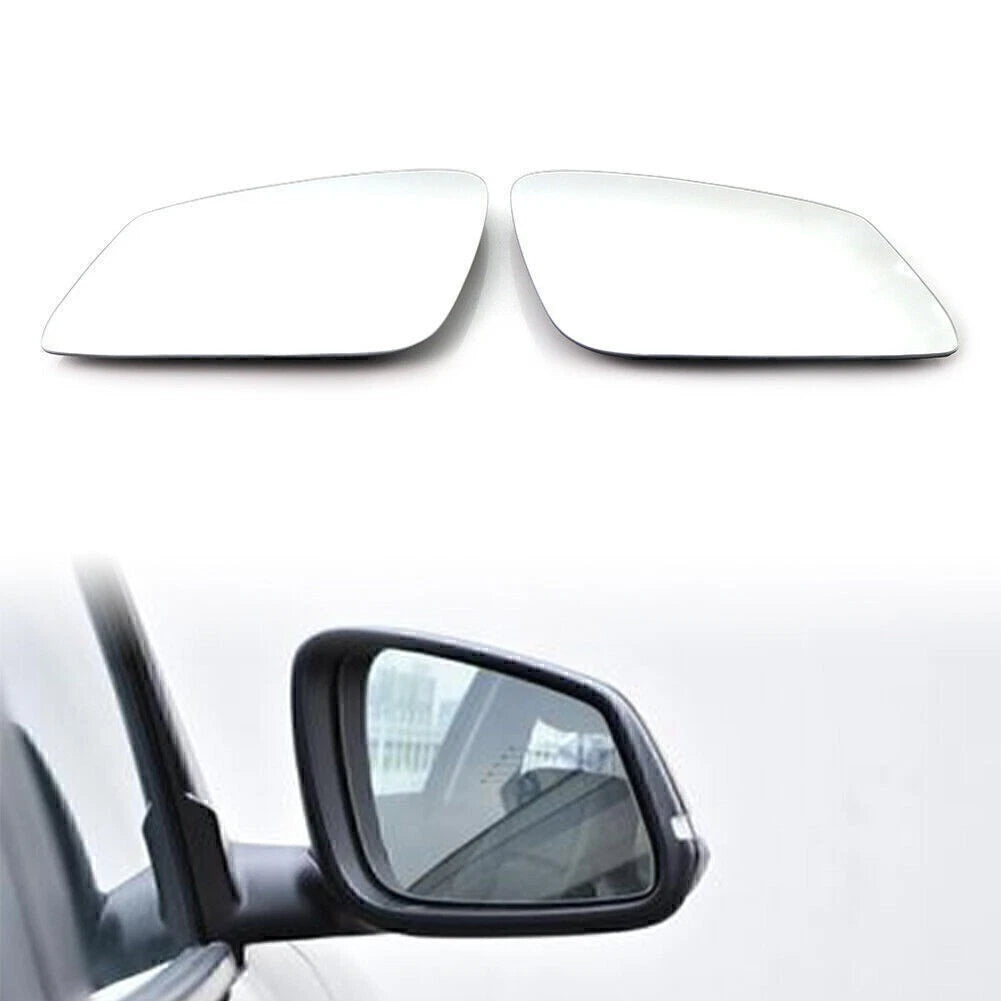 Pair Side Wing Mirror Glass for BMW 1 2 Series X1 X2 (2011–2021)
