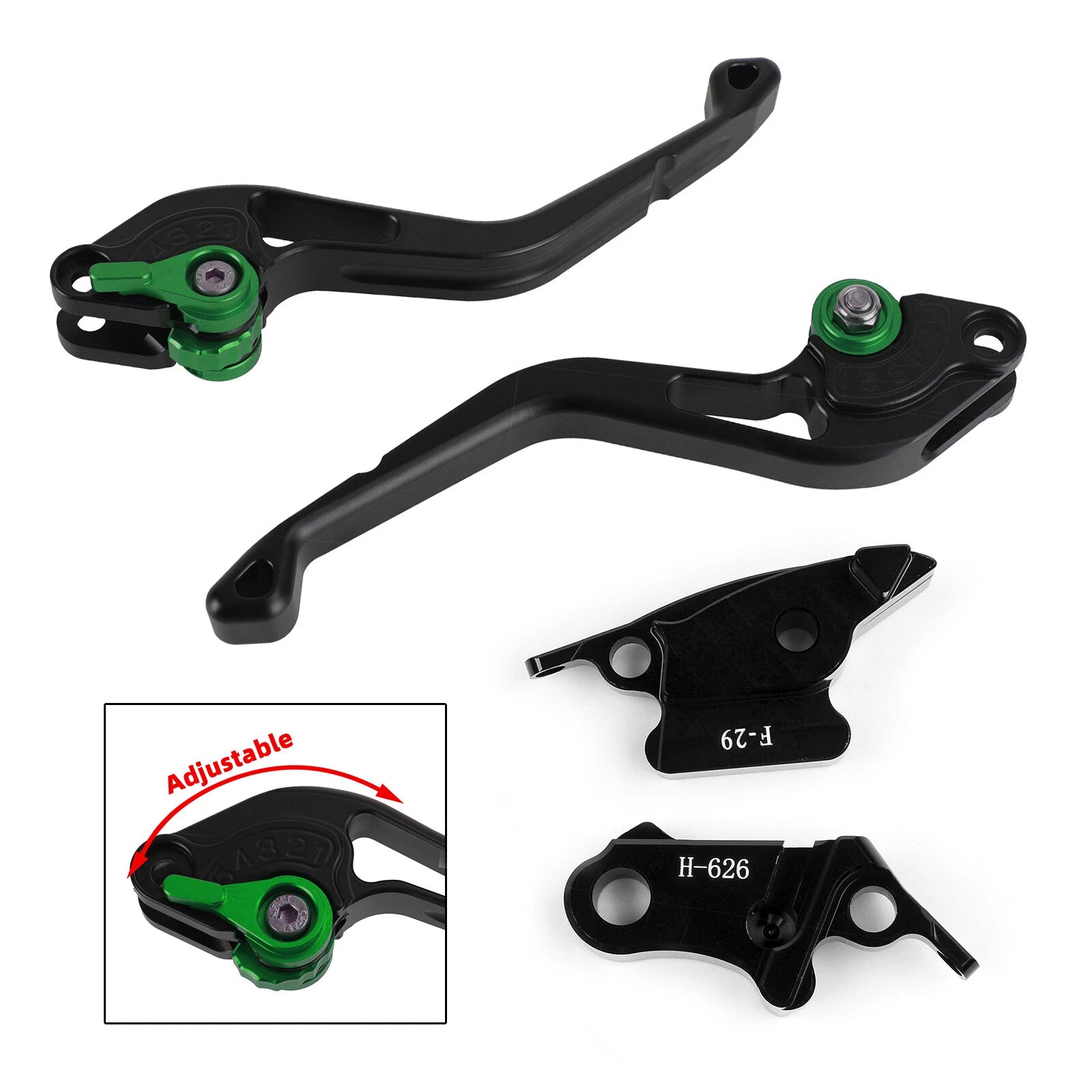 Short Clutch Brake Lever for Honda CBR929RR (2000–2001) T9