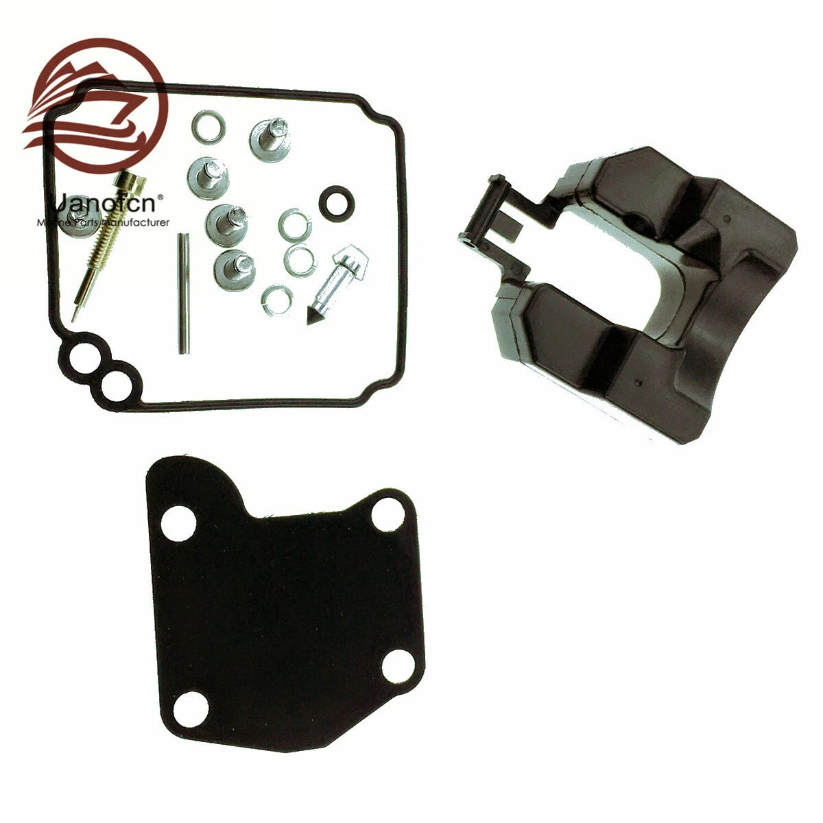 Carburetor Repair Kit for Yamaha 2-Stroke 9.9HP 15HP (1990–2000) 63V-W0093-00-00