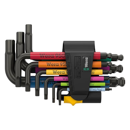9-Piece Wera SAE BlackLaser Short Hex-Plus L-key Set