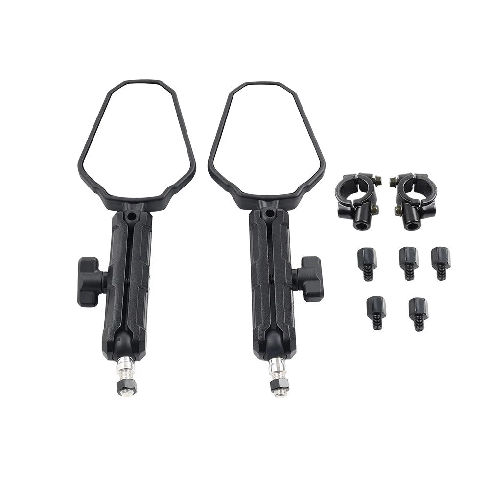 Motorcycle Mirror 7/8" Handlebar Mount M10 M8 for Kawasaki KLR, Suzuki