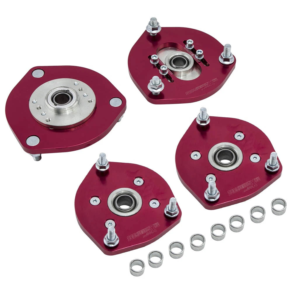4X Coilover Kits Camber Plates Top Hat Mounts for Toyota Camry (2007–2011)