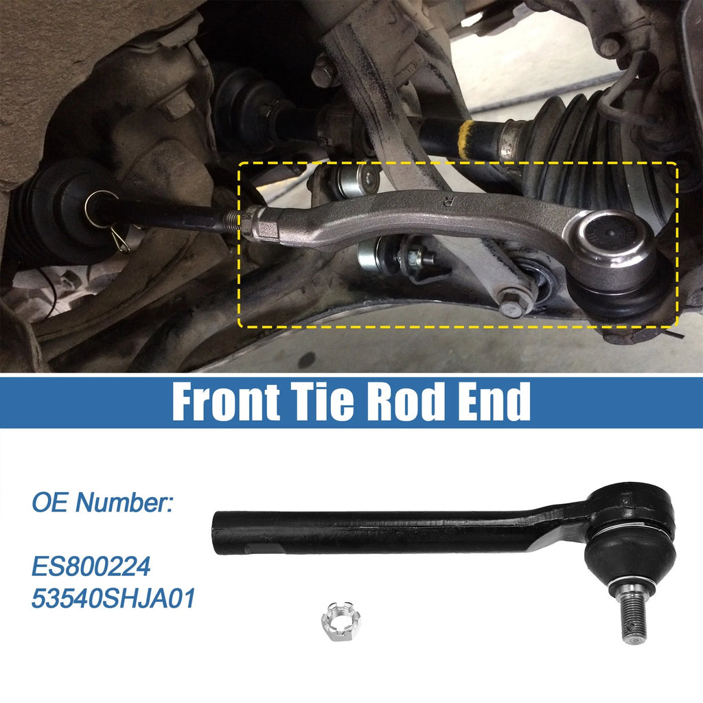Front Tie Rod End Links 2pcs Replacement for Honda Odyssey (2005–2010)