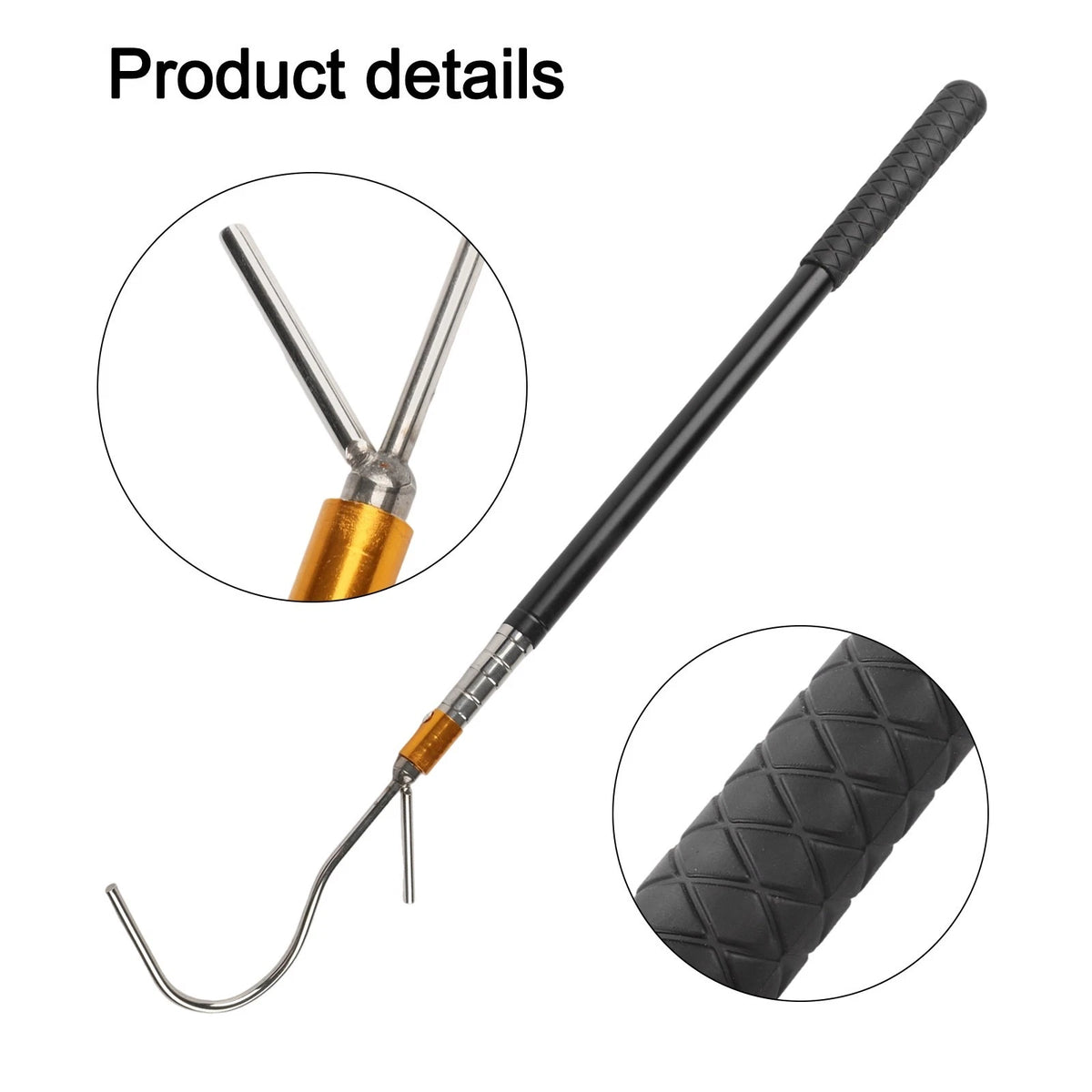 Telescopic RV Awning Opener with Secure Lock System for RVs