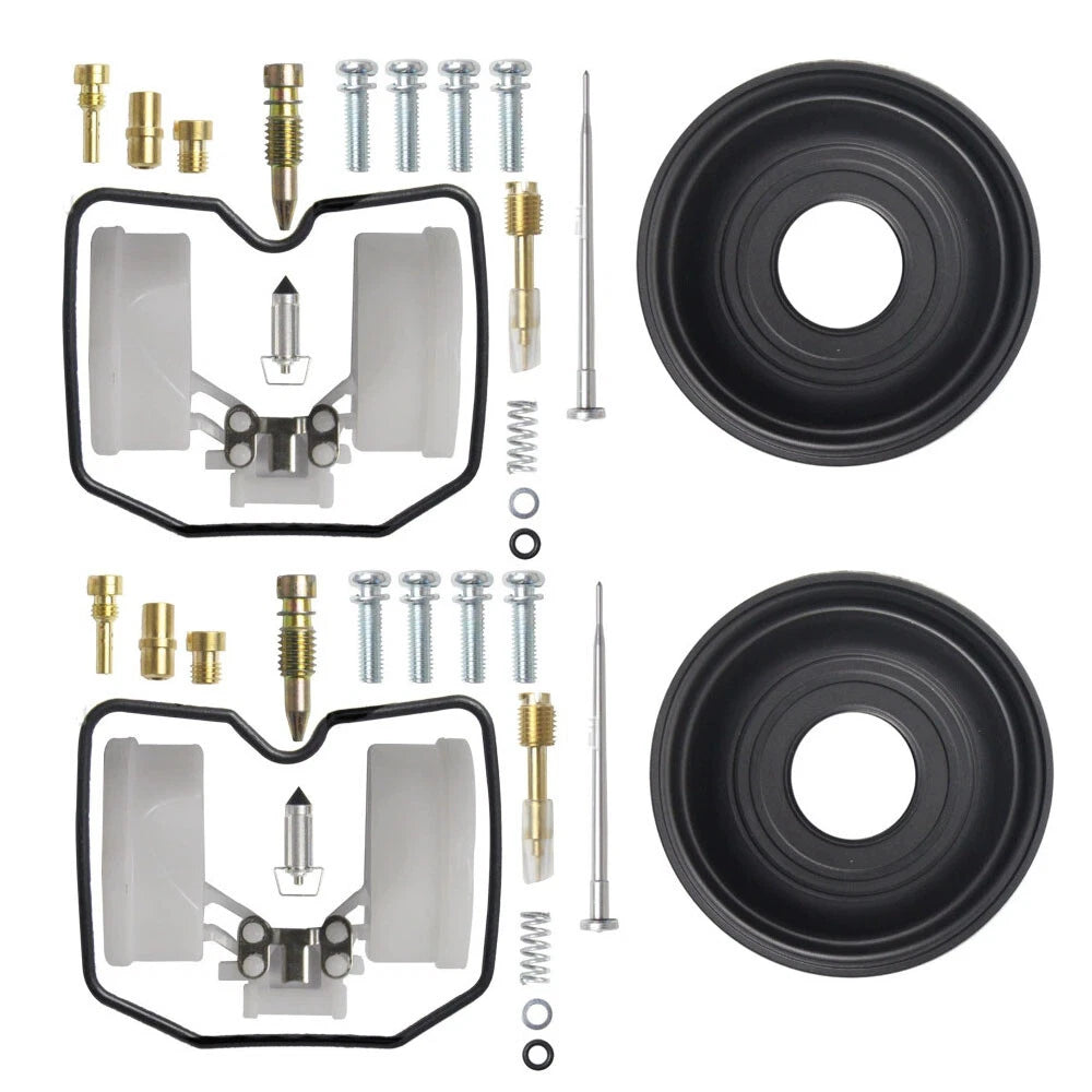 2x Carburetor Float Diaphragm Kit Replace For KAWASAKI Vulcan 500 EN500A 91-95