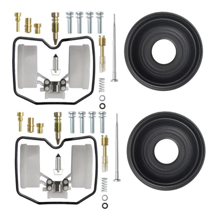 2x Carburetor Float Diaphragm Kit Replace For KAWASAKI Vulcan 500 EN500A 91-95