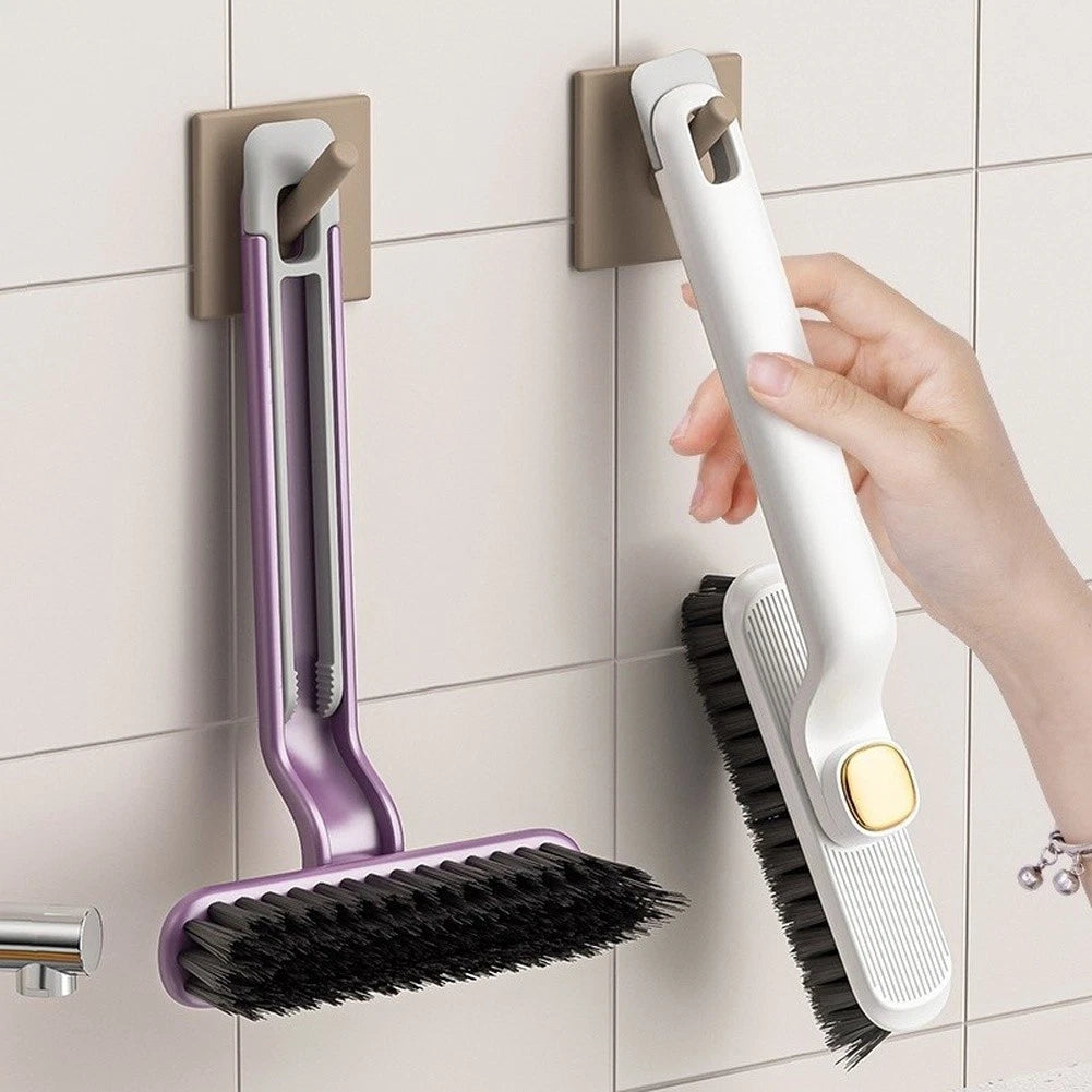 2-Piece Rotating Cleaning Brush Set for Grout and Tight Spaces