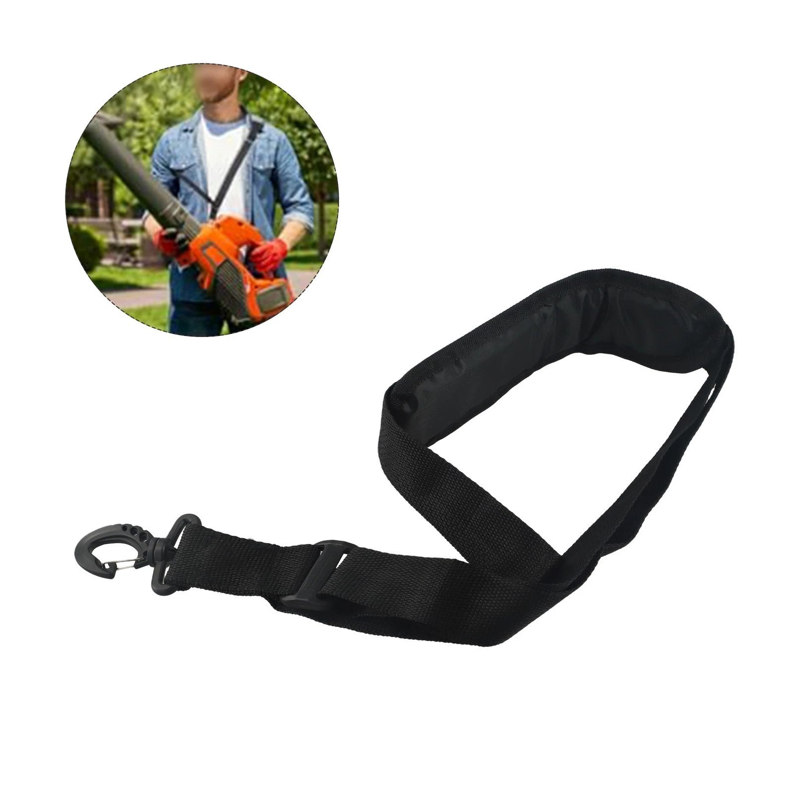 Wide Compatibility Strap for Grass Trimmers & Leaf Blowers