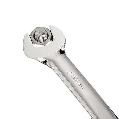 Chrome Vanadium Brake Wrench with Ratchet and Open End for HVAC and Brake Use