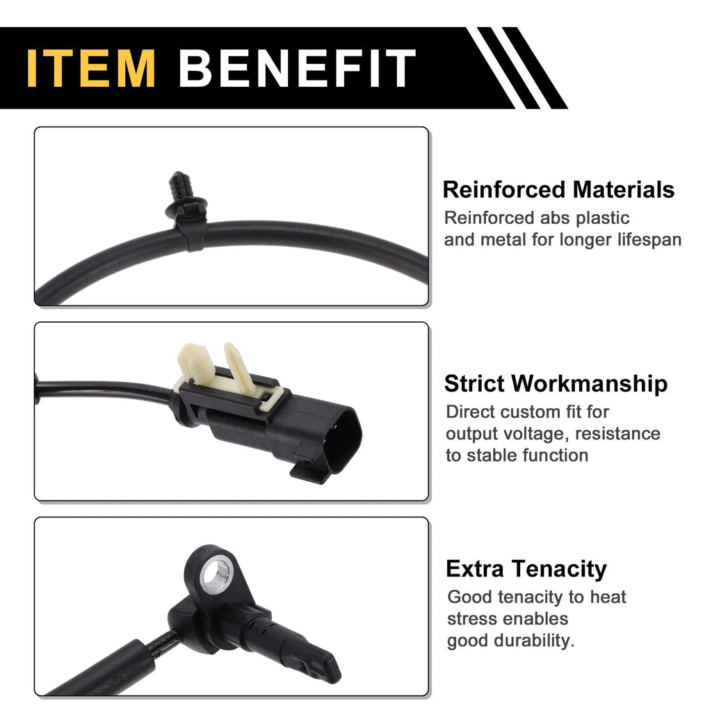 ABS Wheel Speed Sensor Replacement for Chevrolet Equinox Left Rear Right Rear (2018–2020)