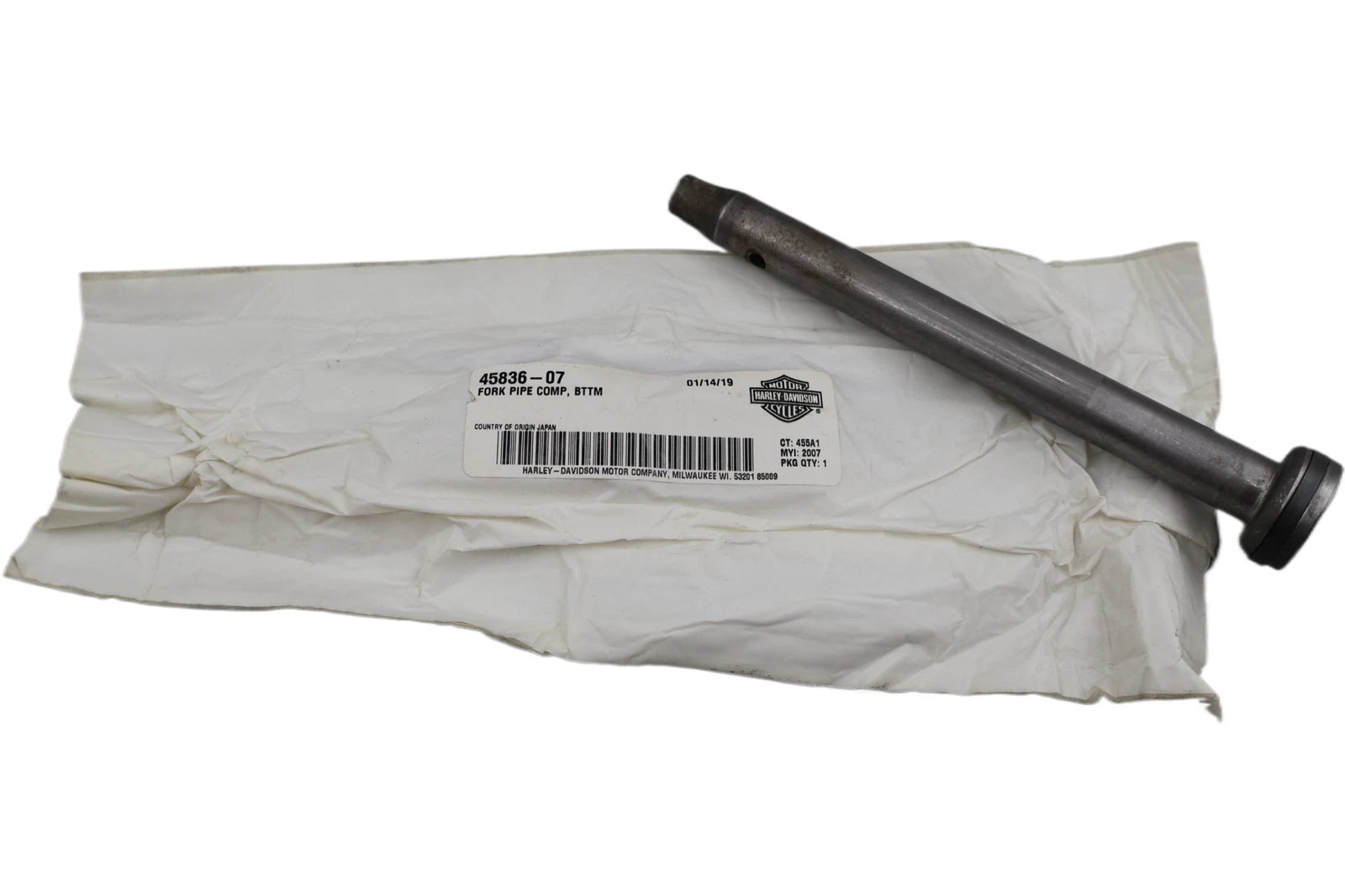 OEM Fork Pipe Bottom Slider for Harley-Davidson FXST Softail (2007–2015) 45836-07