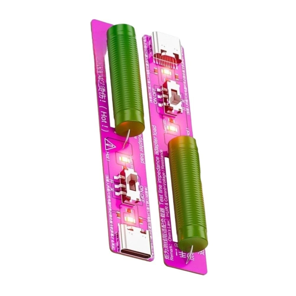 Type-C Resistance Load Tester with LED Display for Cable Performance Test