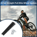 Bicycle Spokes Straight Pull Replacement 145mm for 20 Inch Wheels (14G)