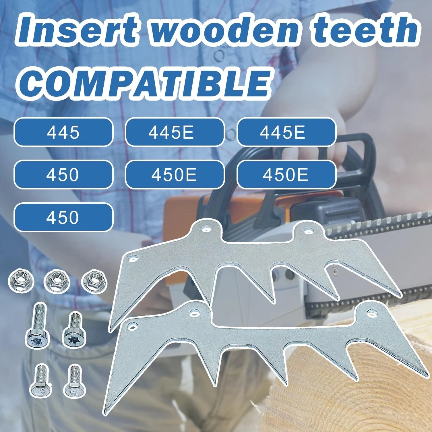 Replacement Wood Insert Teeth Guard for MS660 MS460 MS440 066 046 044