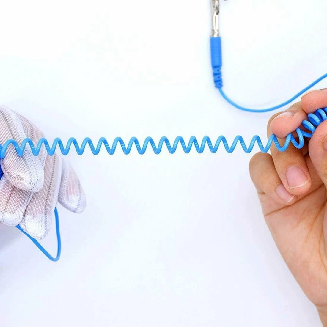 Anti Static Wrist Strap with Grounding Clip for ESD Compliance