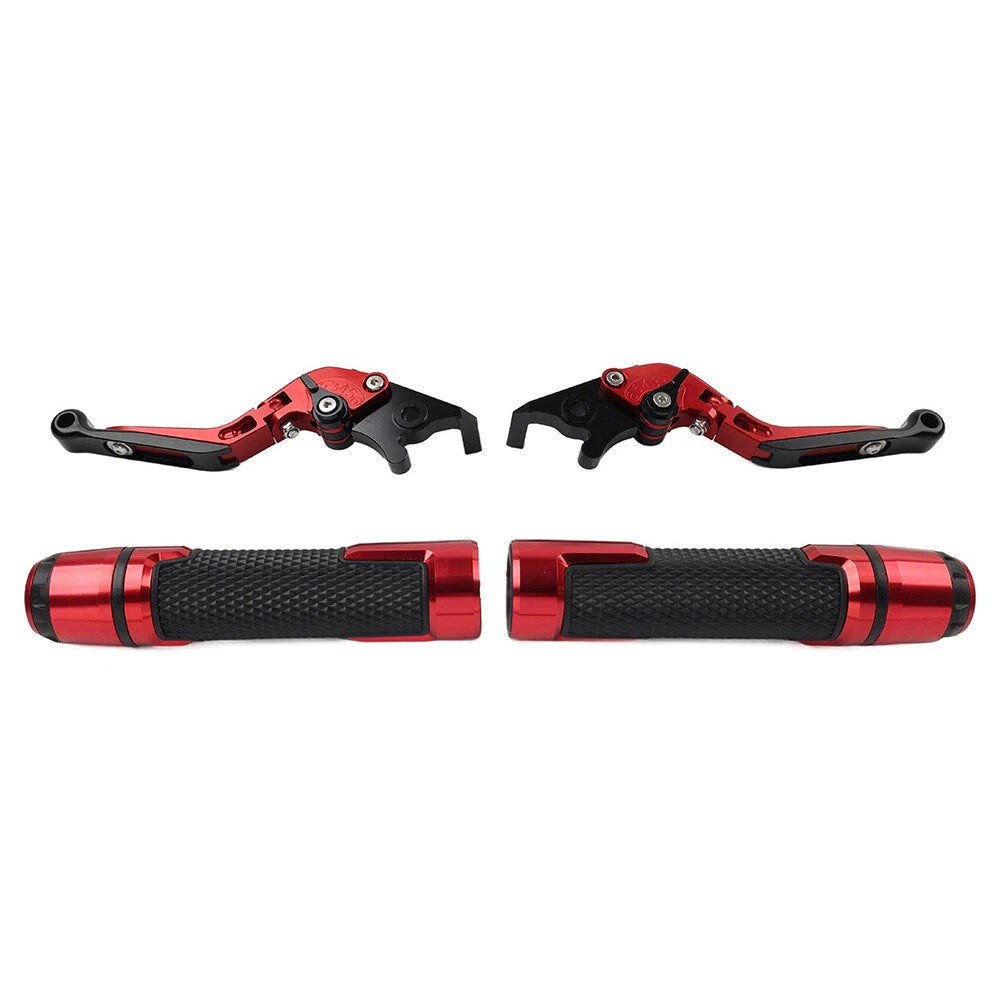 Red Extendable Brake Clutch Levers for Honda CBR125R CBR250R (2004–2016)