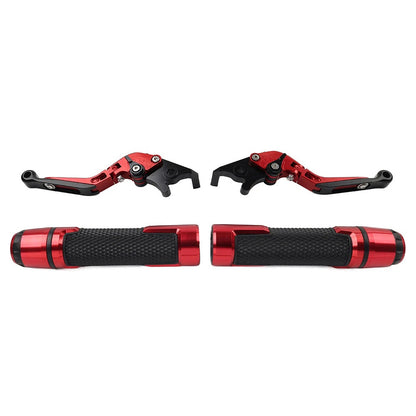 Red Extendable Brake Clutch Levers for Honda CBR125R CBR250R (2004–2016)