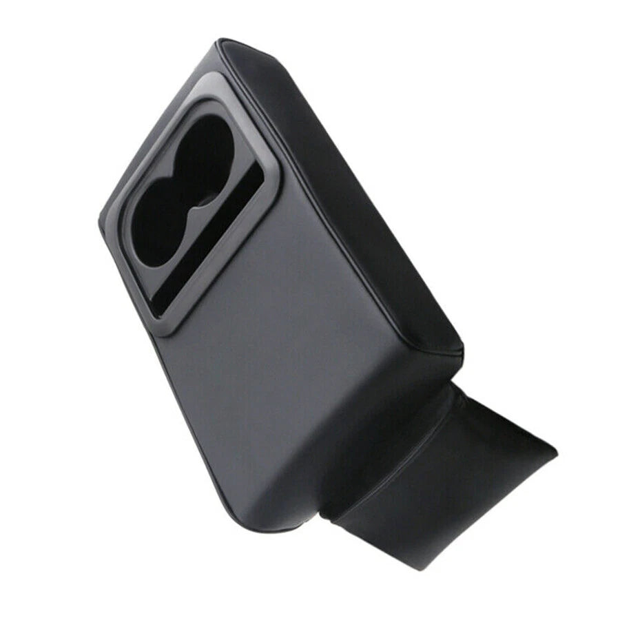 Universal Black PU Leather Armrest Box Pad for Cars (Fits Most Models)
