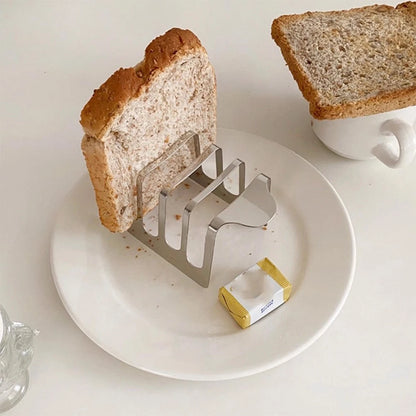 Aesthetic Design Toast Holder for Serving Style (No Part Numbers)
