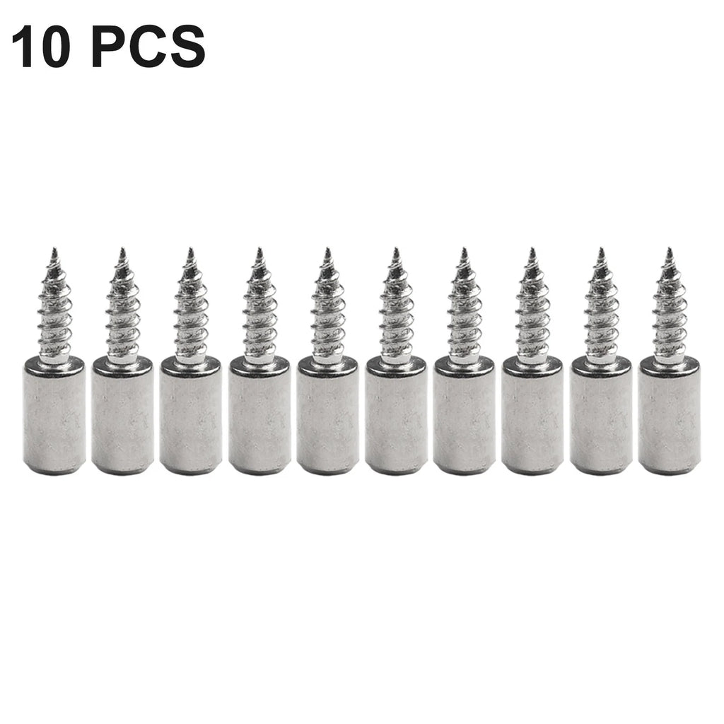 10pc Self Tapping Screws for Shelf Brackets Cabinet Pegs (Universal)