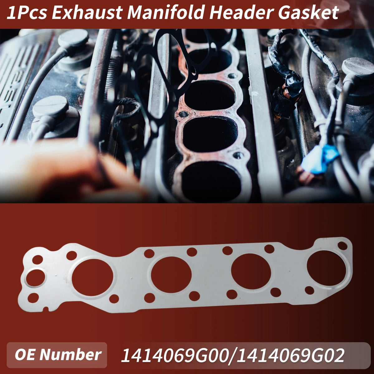 Exhaust Manifold Header Gasket for Suzuki Ignis (2000–2025) No. 1414069G00