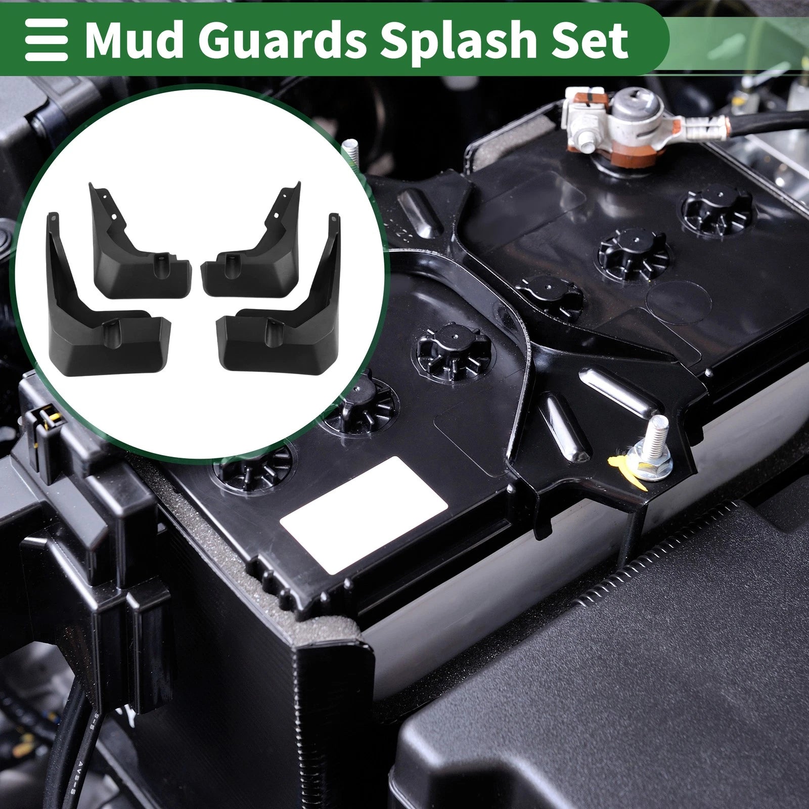 Mud Flaps Splash Guards for Ford Focus 2019–2022 with Mount Accessories