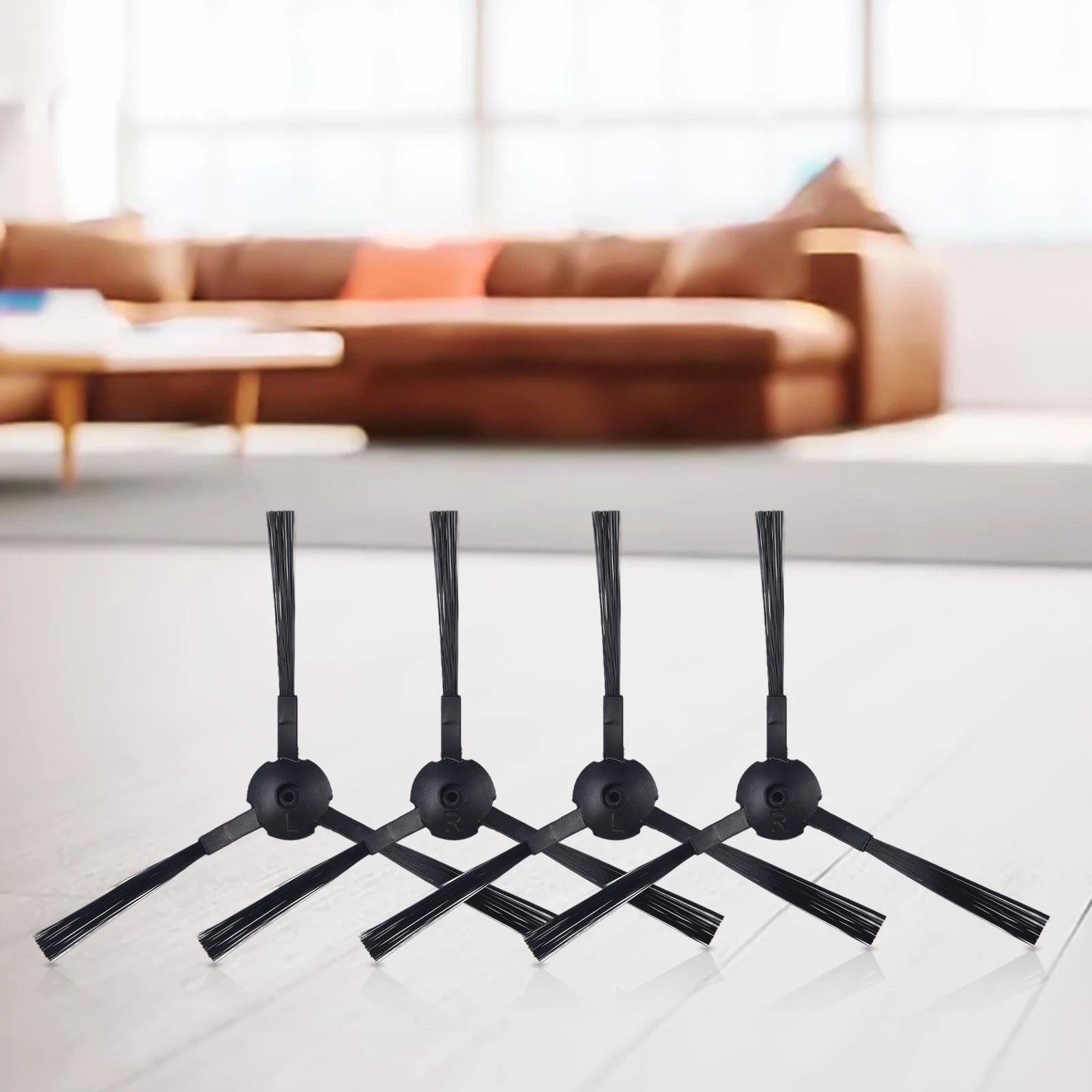 Side Brush Set for Zaco V5s Pro (2019–2023) Black Plastic