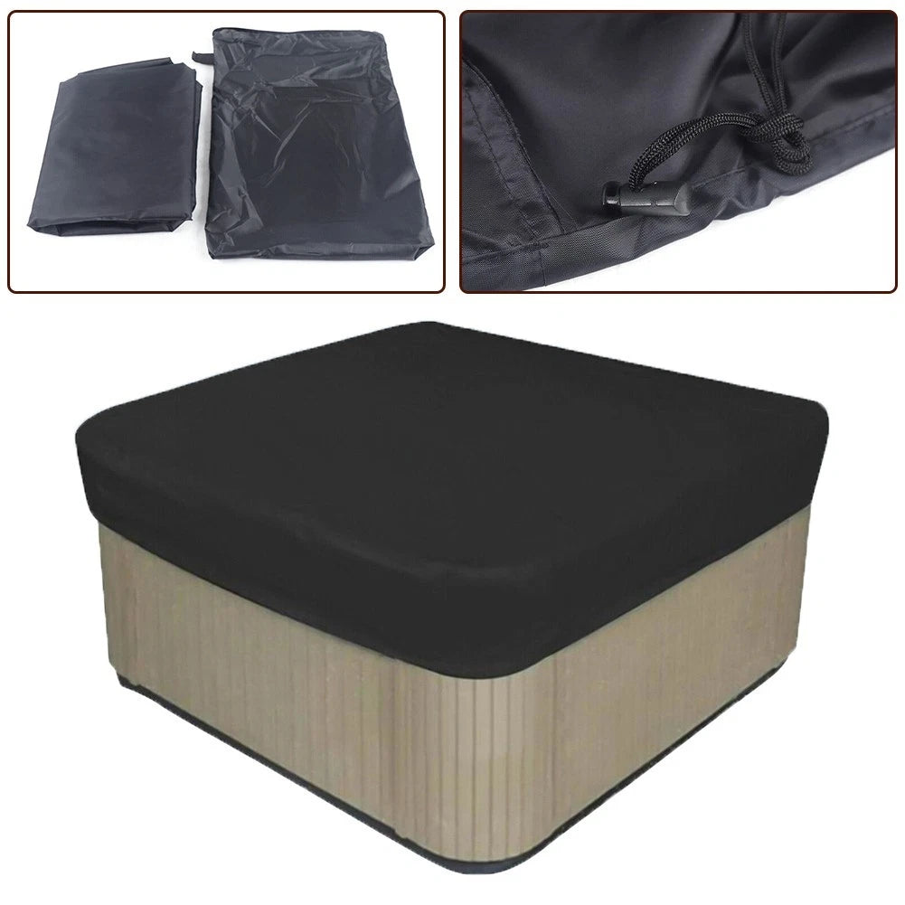 Waterproof Black Spa Bathtub Cover for Outdoor Pool