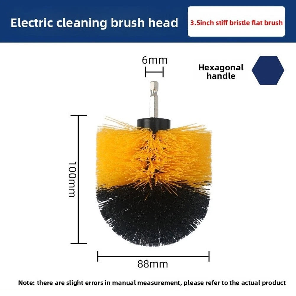 18 Piece Drill Brush Cleaning Kit with Quick Change 14 Inch Shaft