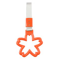Orange Cherry Blossom Ring Train Bus Handle Strap Drift Charm Tools
