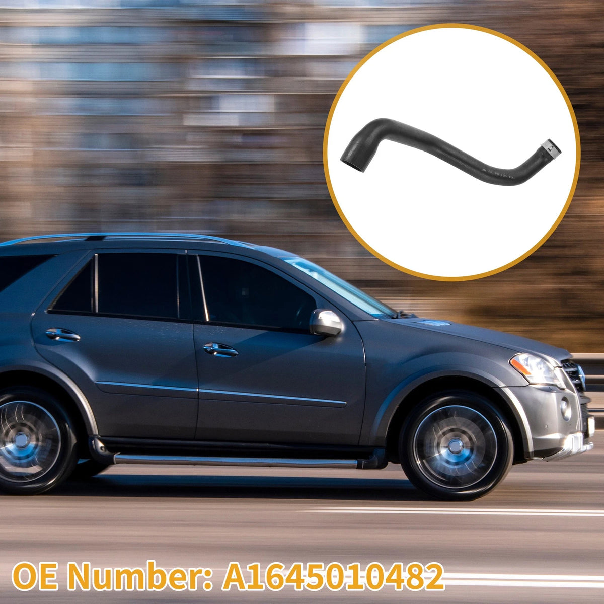 Radiator Hose Rubber Replacement for Mercedes-Benz ML350 3.5L (2006–2011)