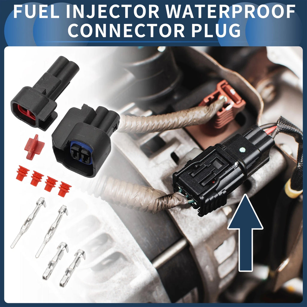 2 Pin Fuel Injector Waterproof Connector Plug for Chevrolet (2011–2018)