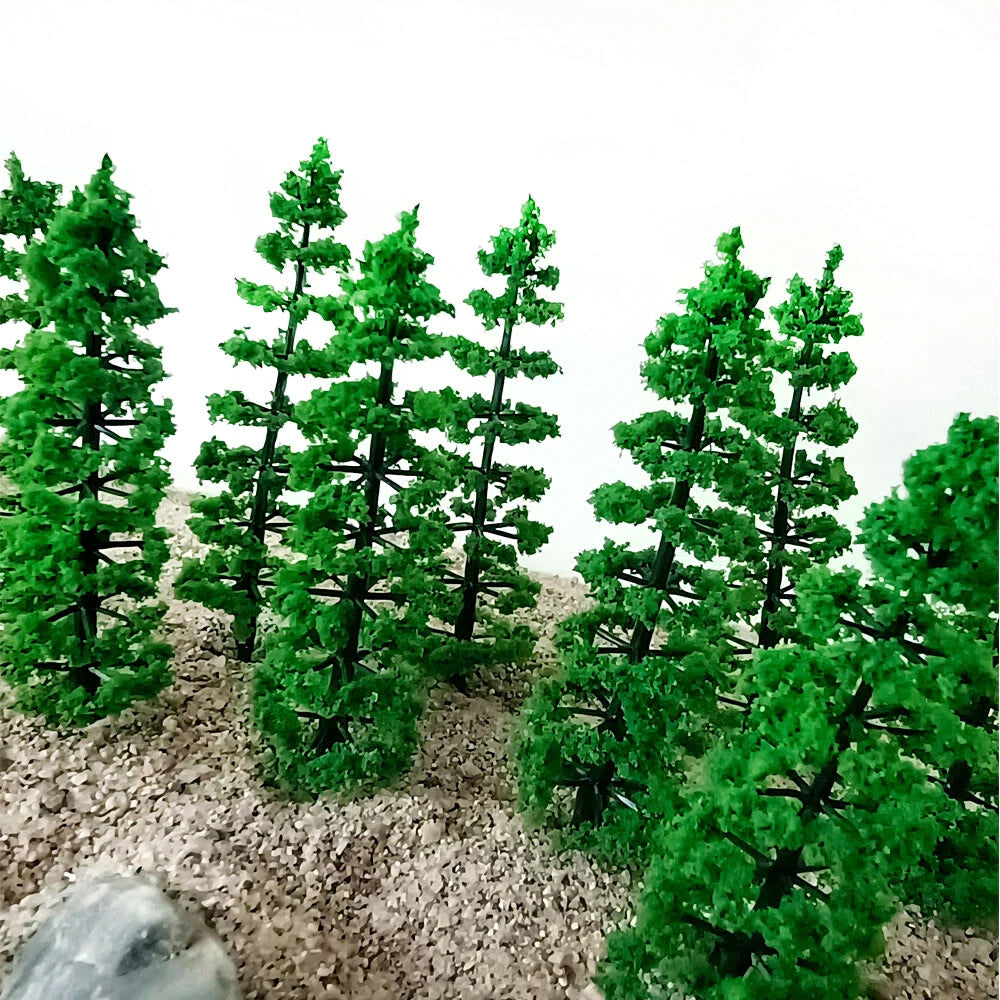 20Pc Model Tree Architecture Scenery Decor for Wargame Diorama