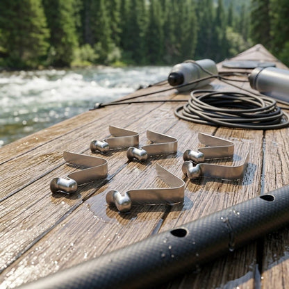 Camping Tent Pole Lock for Kayak Paddles - Abrasion Resistant Design