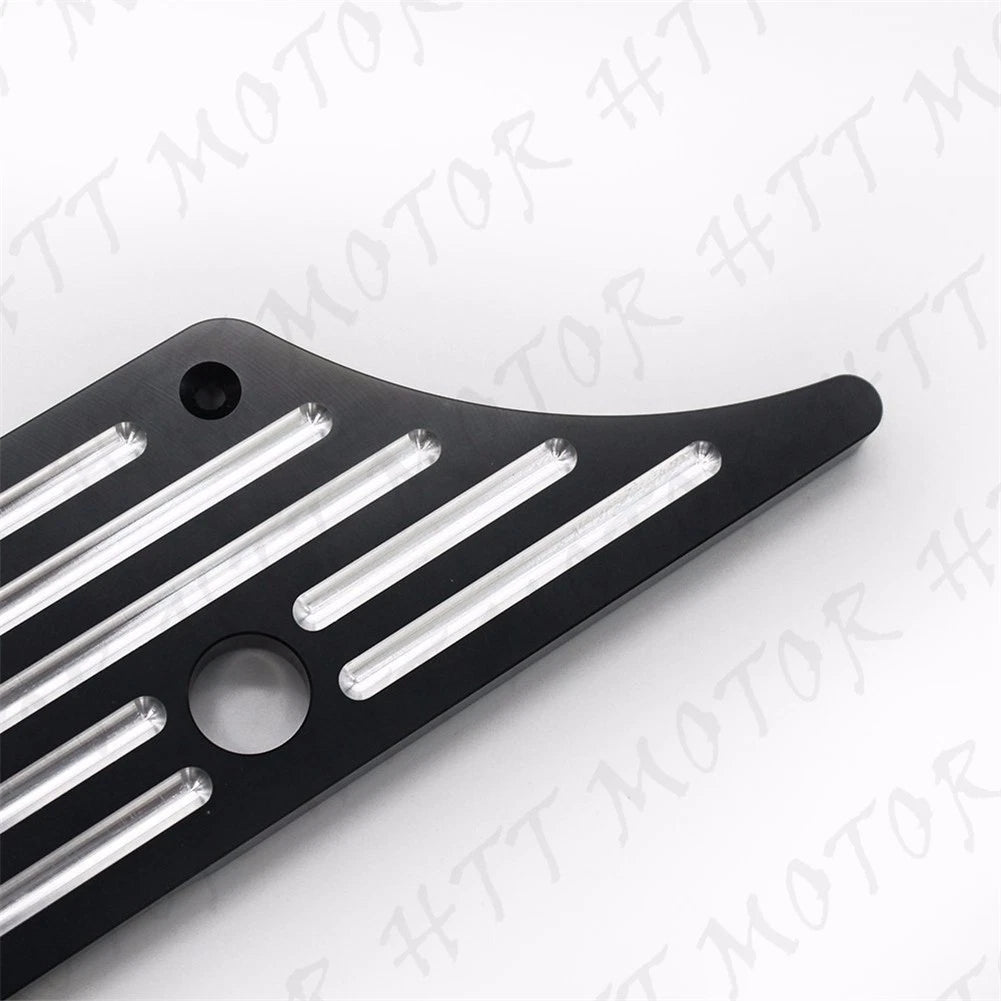 Latch Cover for Harley Touring (1994–2013) - Black Saddlebag Hinges Hardware