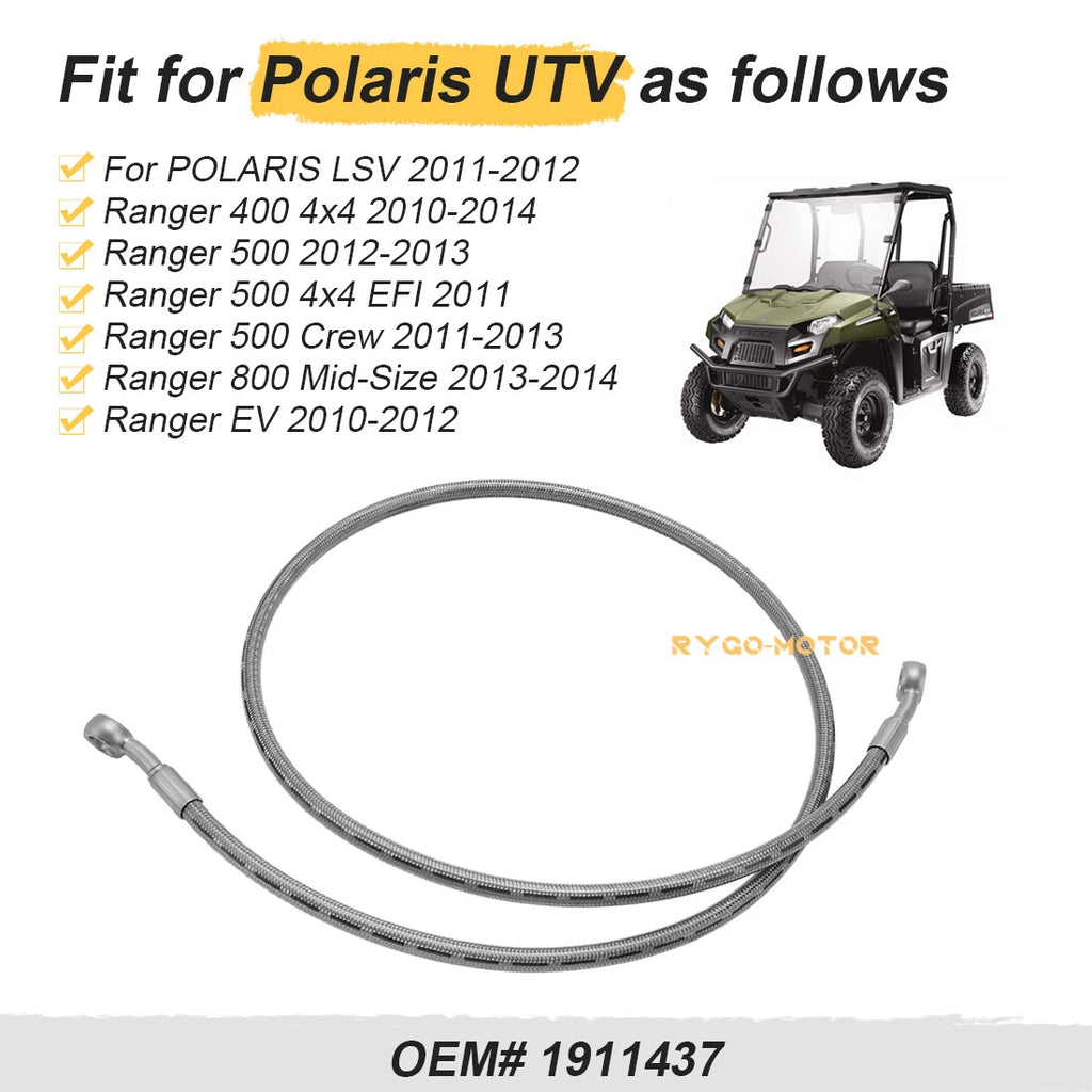 Front Right Brake Line 1911437 for Polaris Ranger 500, Ranger Crew 500 (2011–2013)