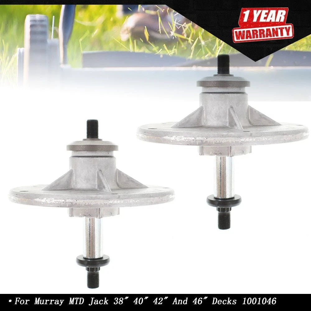 2 Spindle Assembly for Murray MTD Jack 38" 40" 42" 46" Decks (1001046)