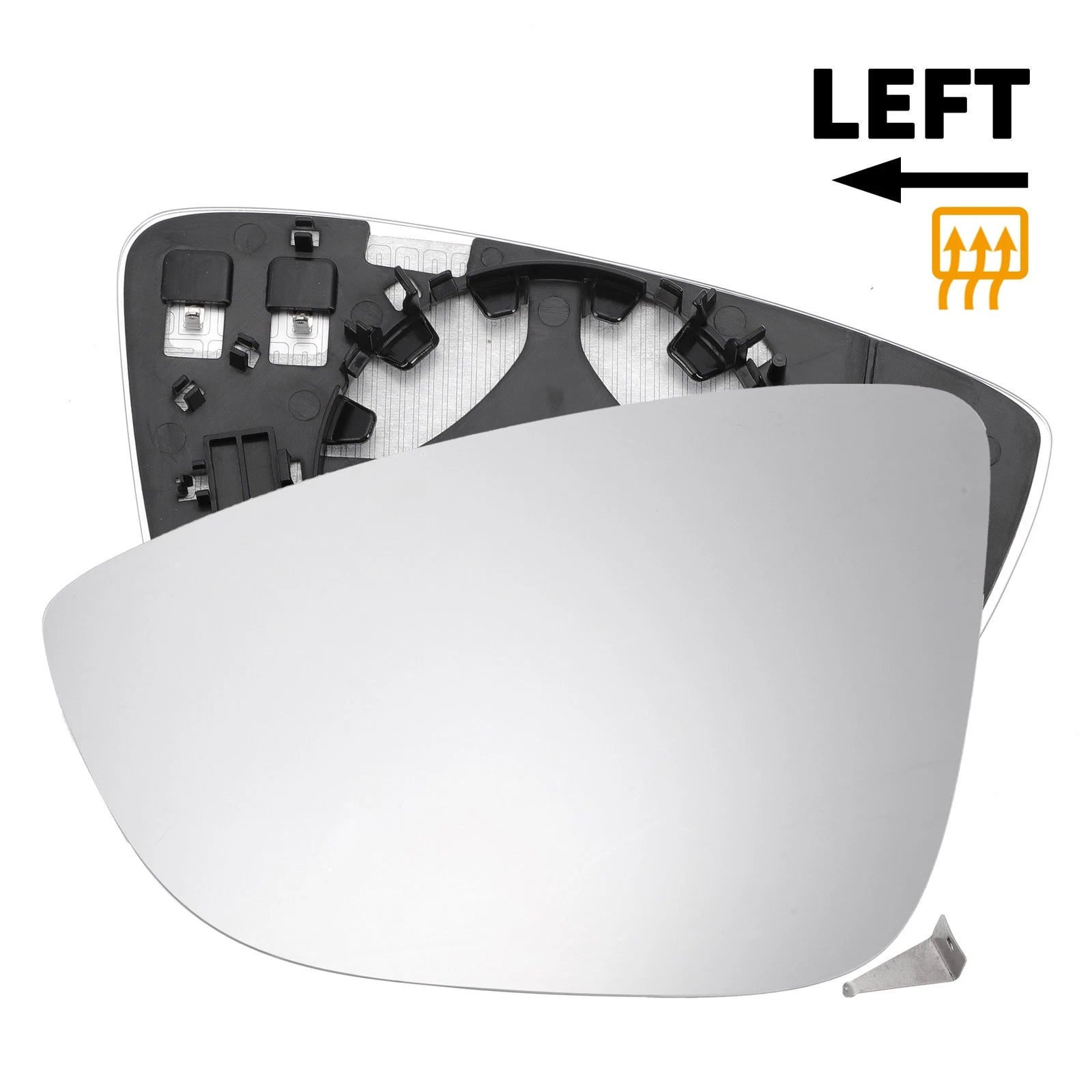Heated Left Side Mirror Glass for VW Beetle (2011–2020)