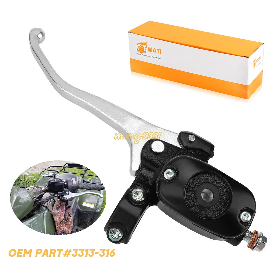 Front Left Brake Master Cylinder for Arctic Cat Alterra 400 450 500 550 570 (2014–2021)