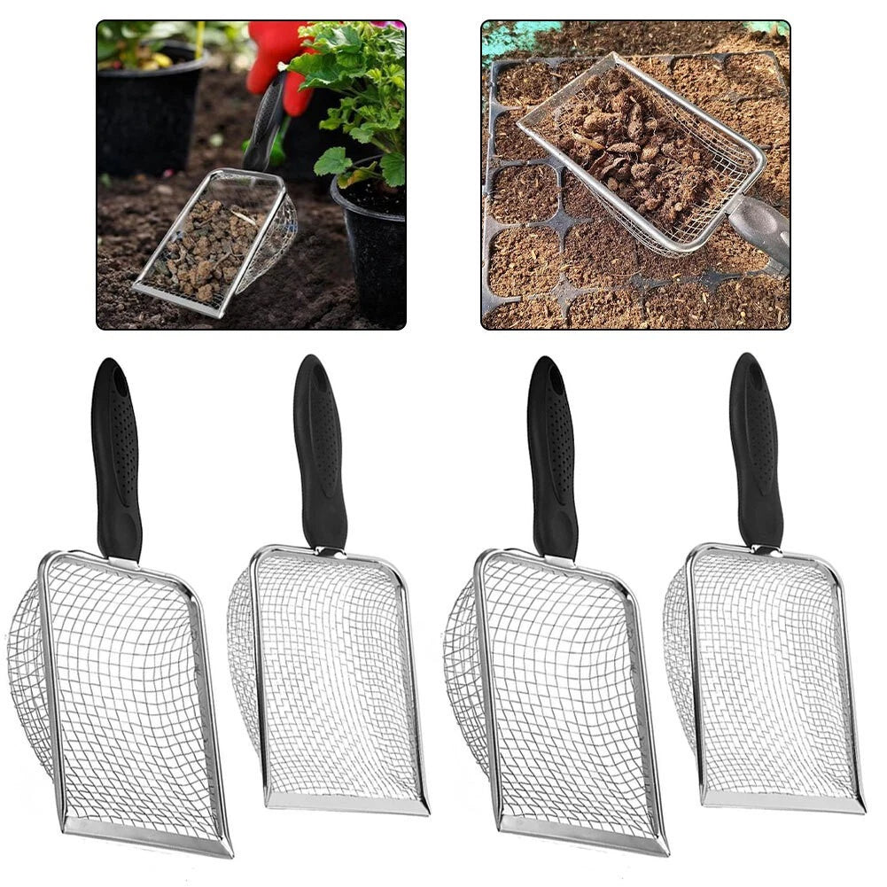 4X Soil Sieve for Garden - Sand, Compost, Dirt Separation