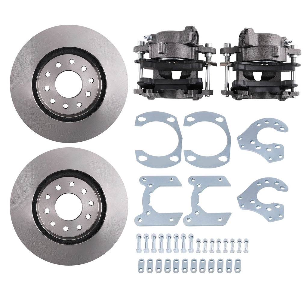 Complete Rear Disc Brake Kit for Ford 9" Axle (Single Piston Caliper)