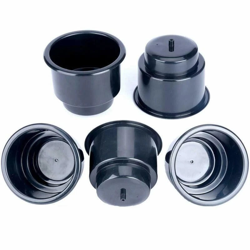8Pcs Recessed Plastic Cup Holder with Drain Hole for Boat Truck Car